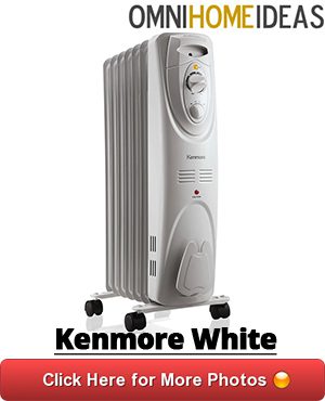 07 kenmore radiator heater white