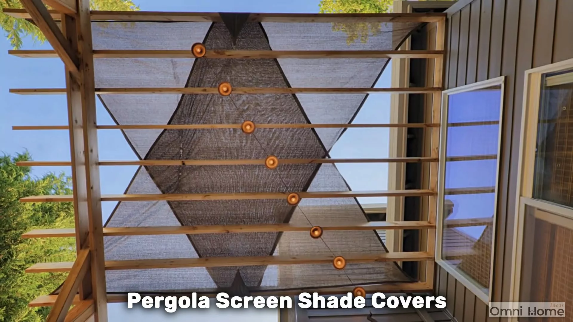 pergola screen shade covers