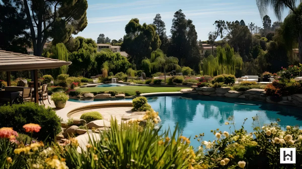 gardens pools and outdoor amenities