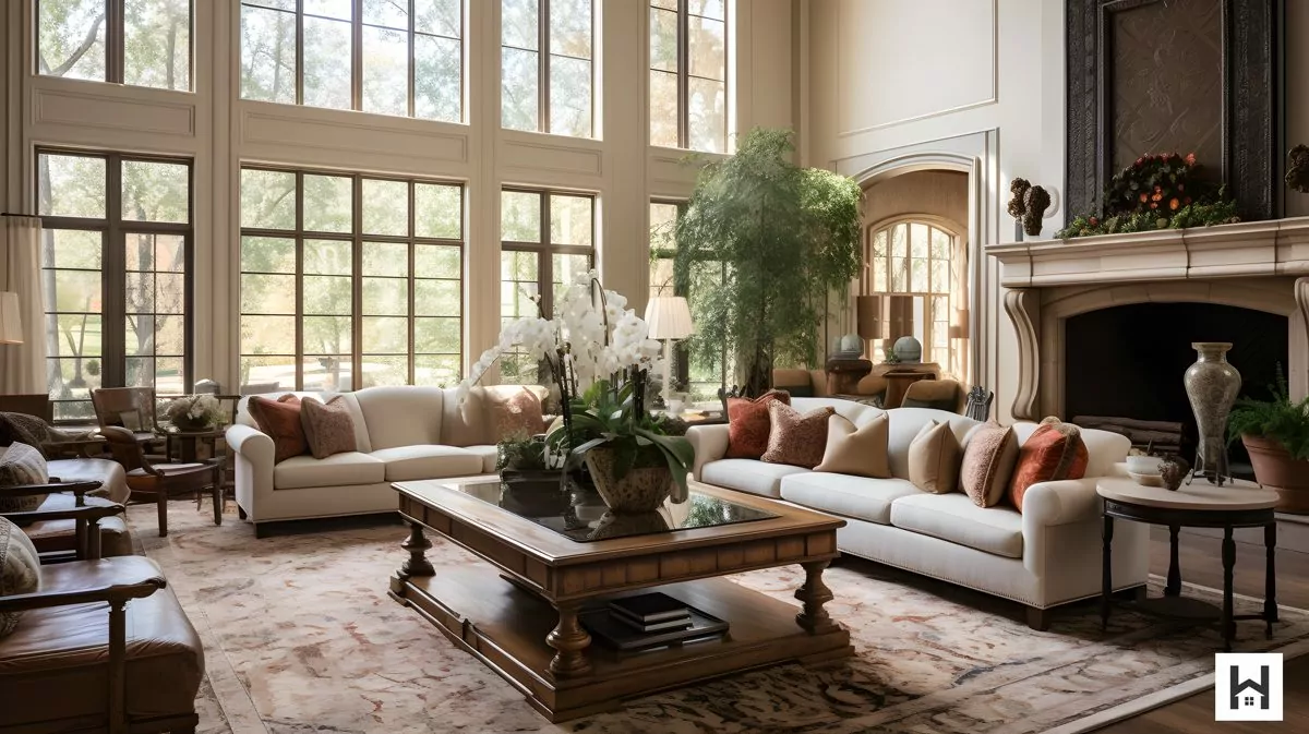 the living room a blend of comfort and elegance